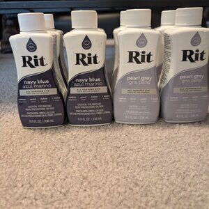 Rit Dye - All Purspoe - Navy Blue & Pearl Grey
